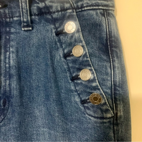 GAP denim '70s flare medium wash sailor jeans size 4/27R EUC - Picture 7 of 8